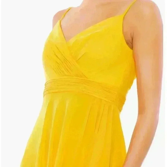 Ieena for Mac Duggal Asymmetrical Hem Dress Size 2 - Picture 4 of 9